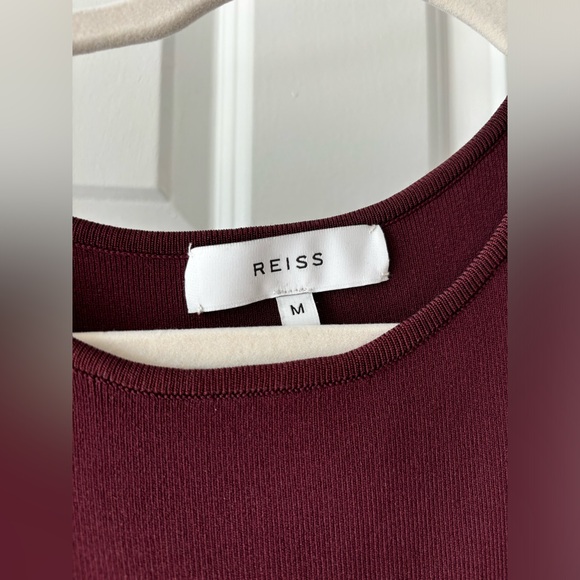 Burgundy dress Reiss size 8 - Picture 3 of 4
